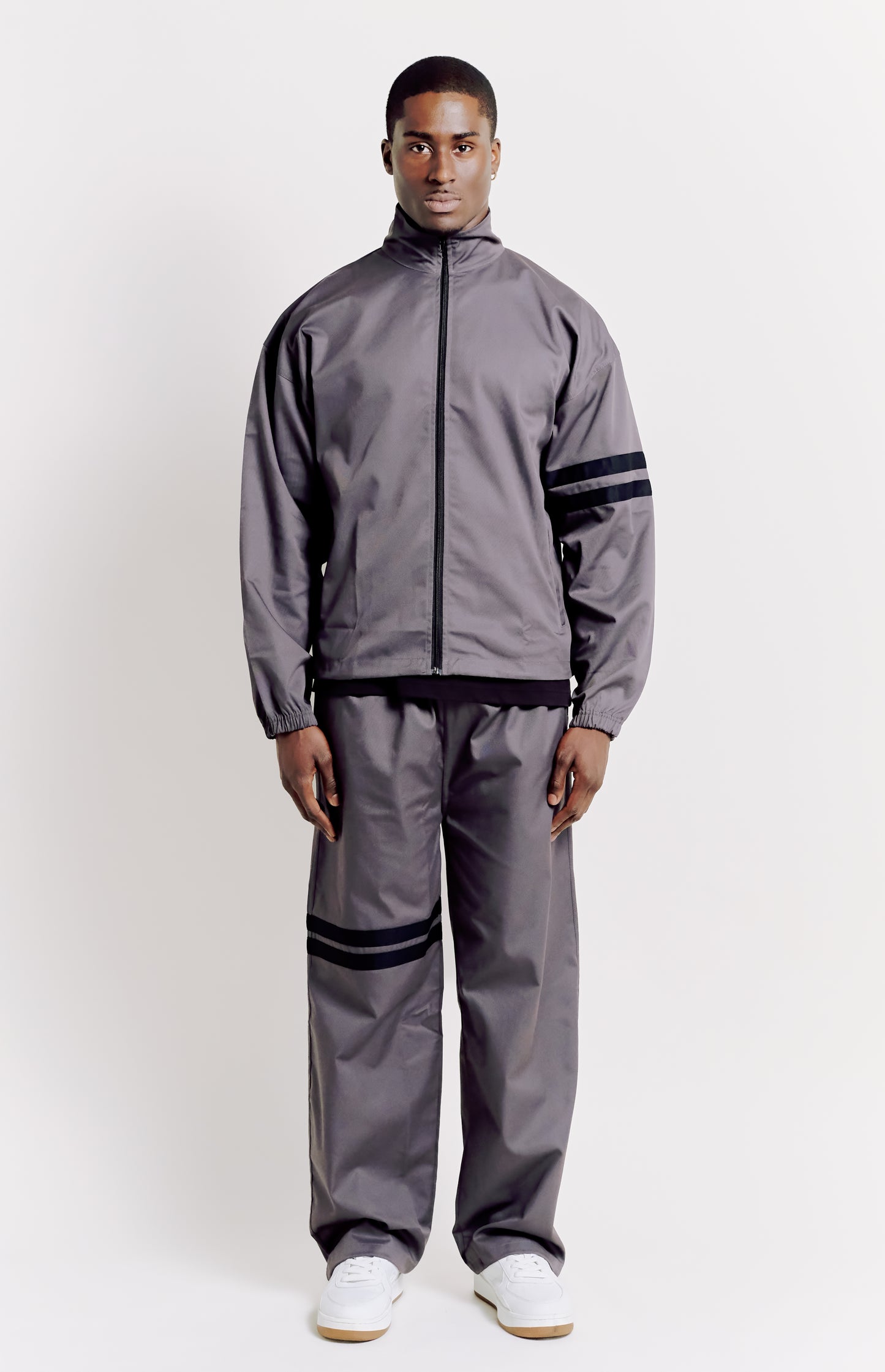 Two Strikes Track Pants - Grey