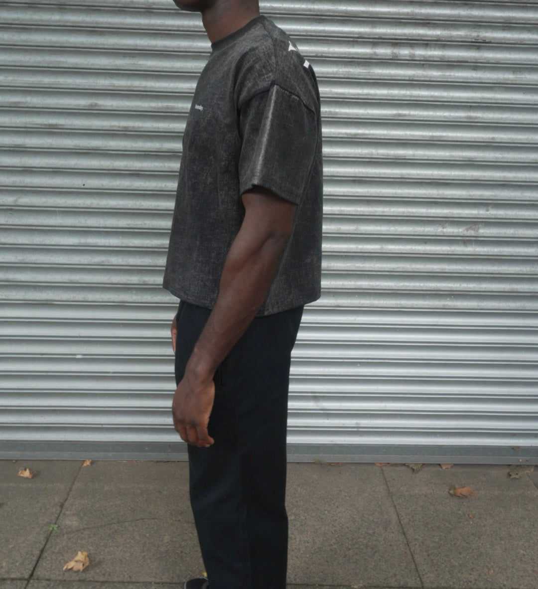 Forget About Yesterday Crop T - Acid Grey