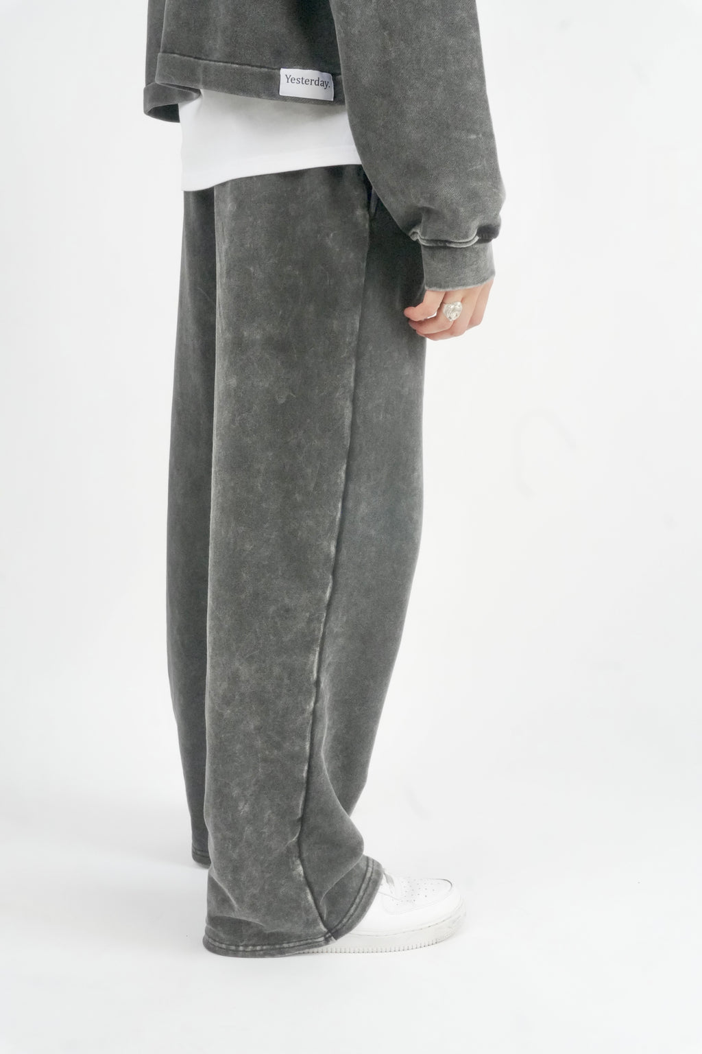 Acid Crop Grey Pants