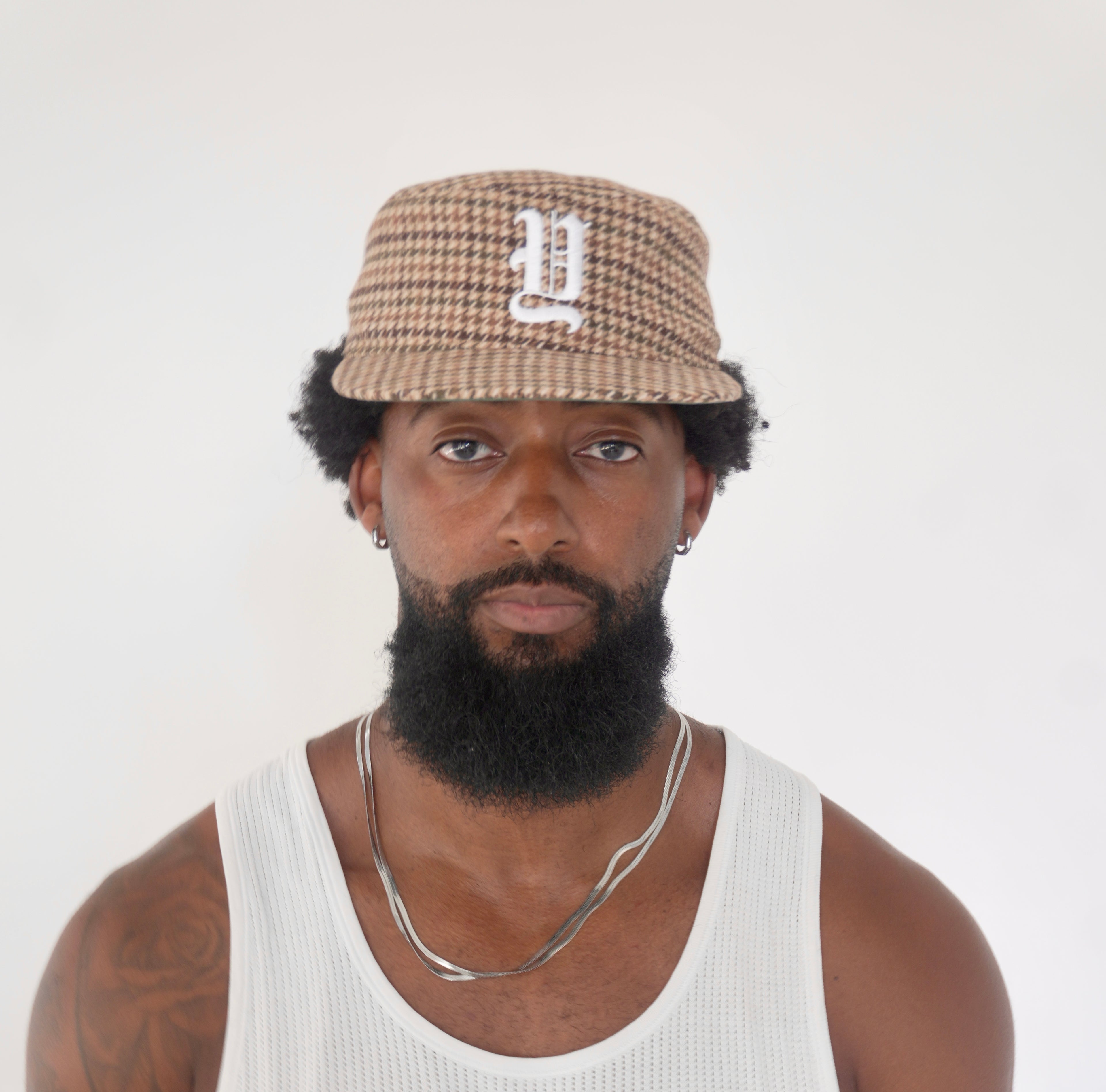 The Shift Cap Houndstooth