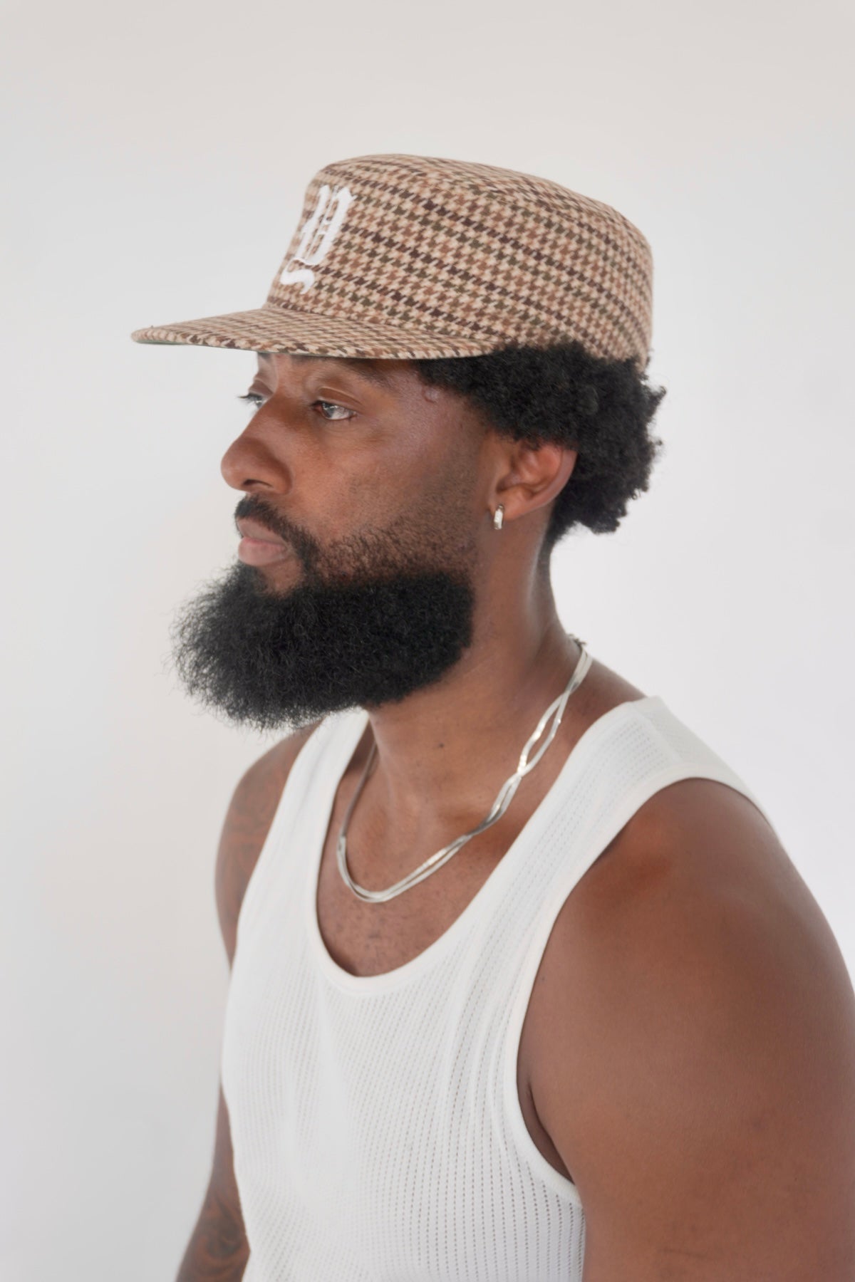 The Shift Cap Houndstooth