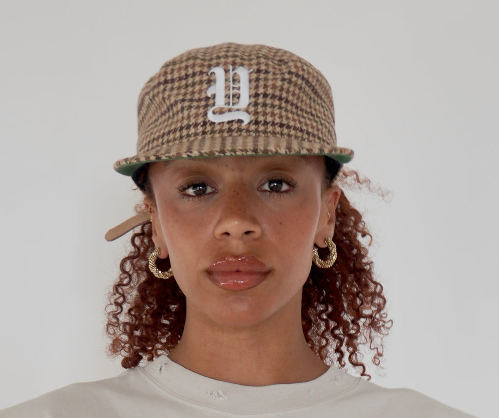 The Shift Cap Houndstooth