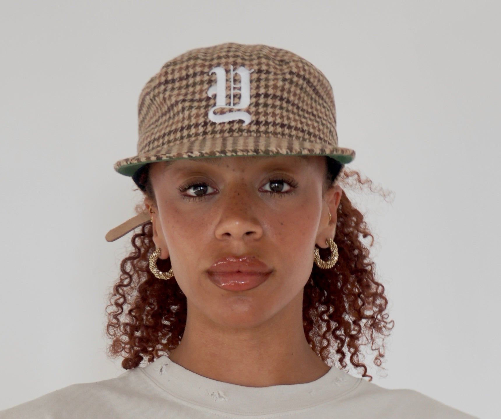 The Shift Cap Houndstooth