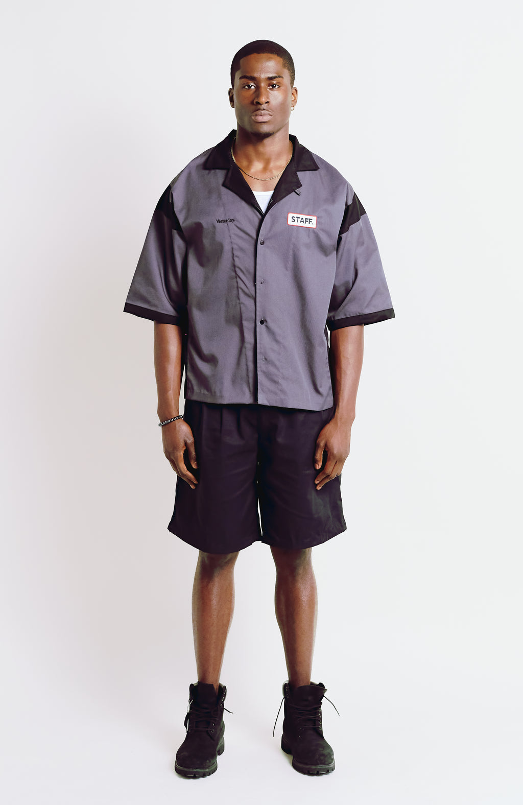 Staff Pleated Shorts - Black