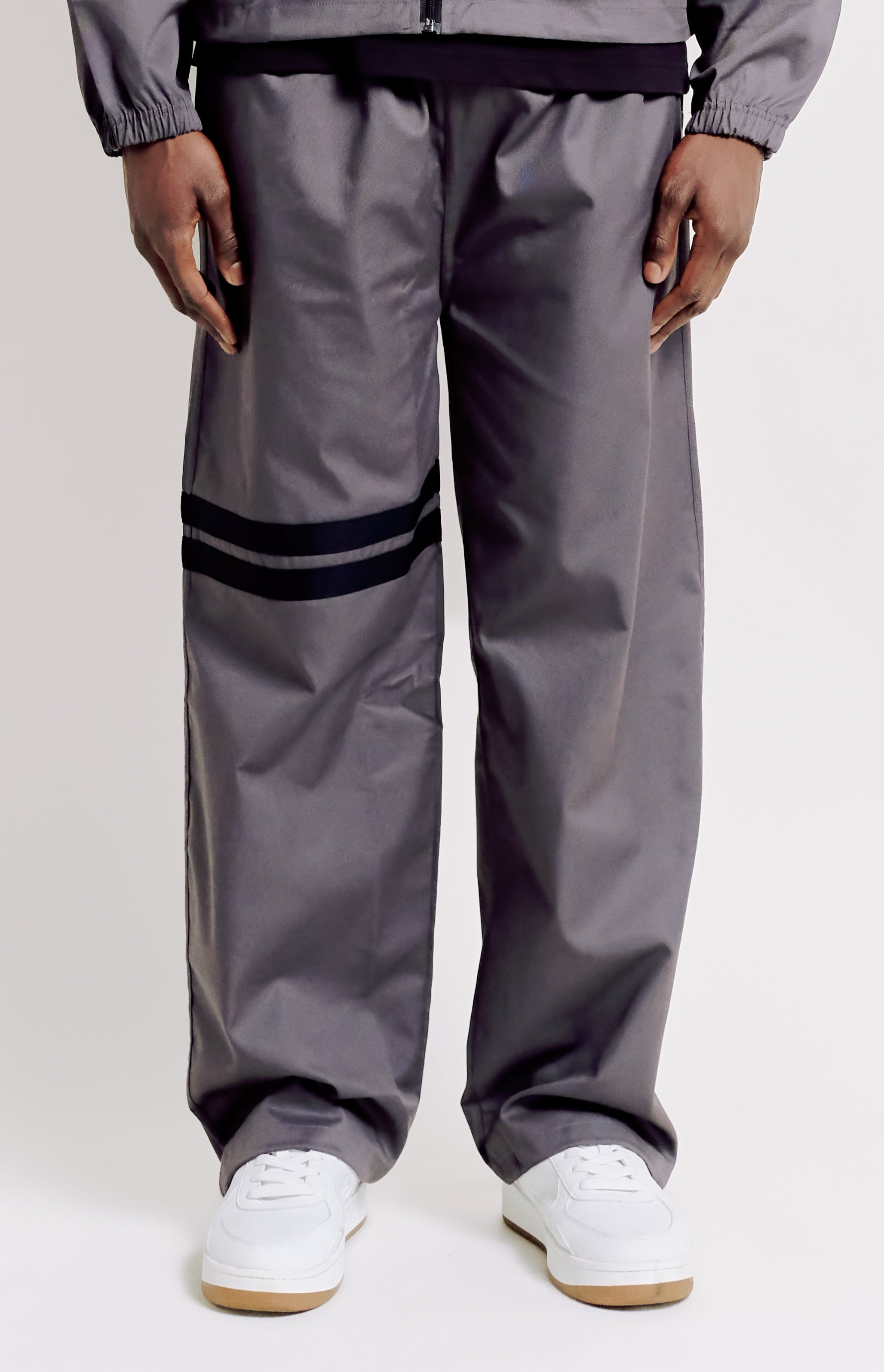 Two Strikes Track Pants - Grey