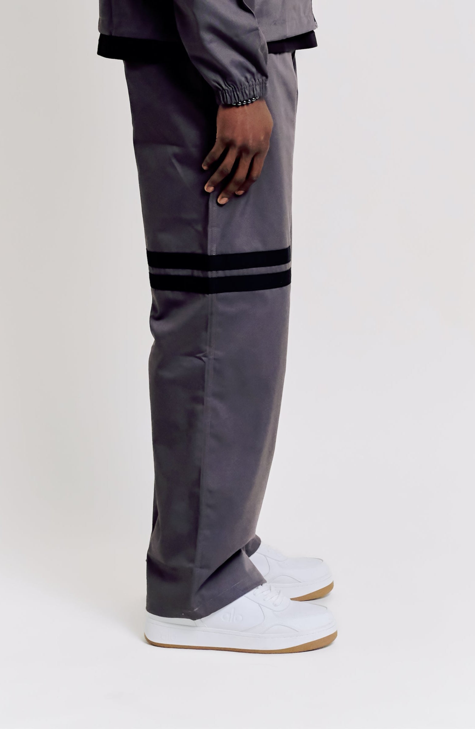 Two Strikes Track Pants - Grey