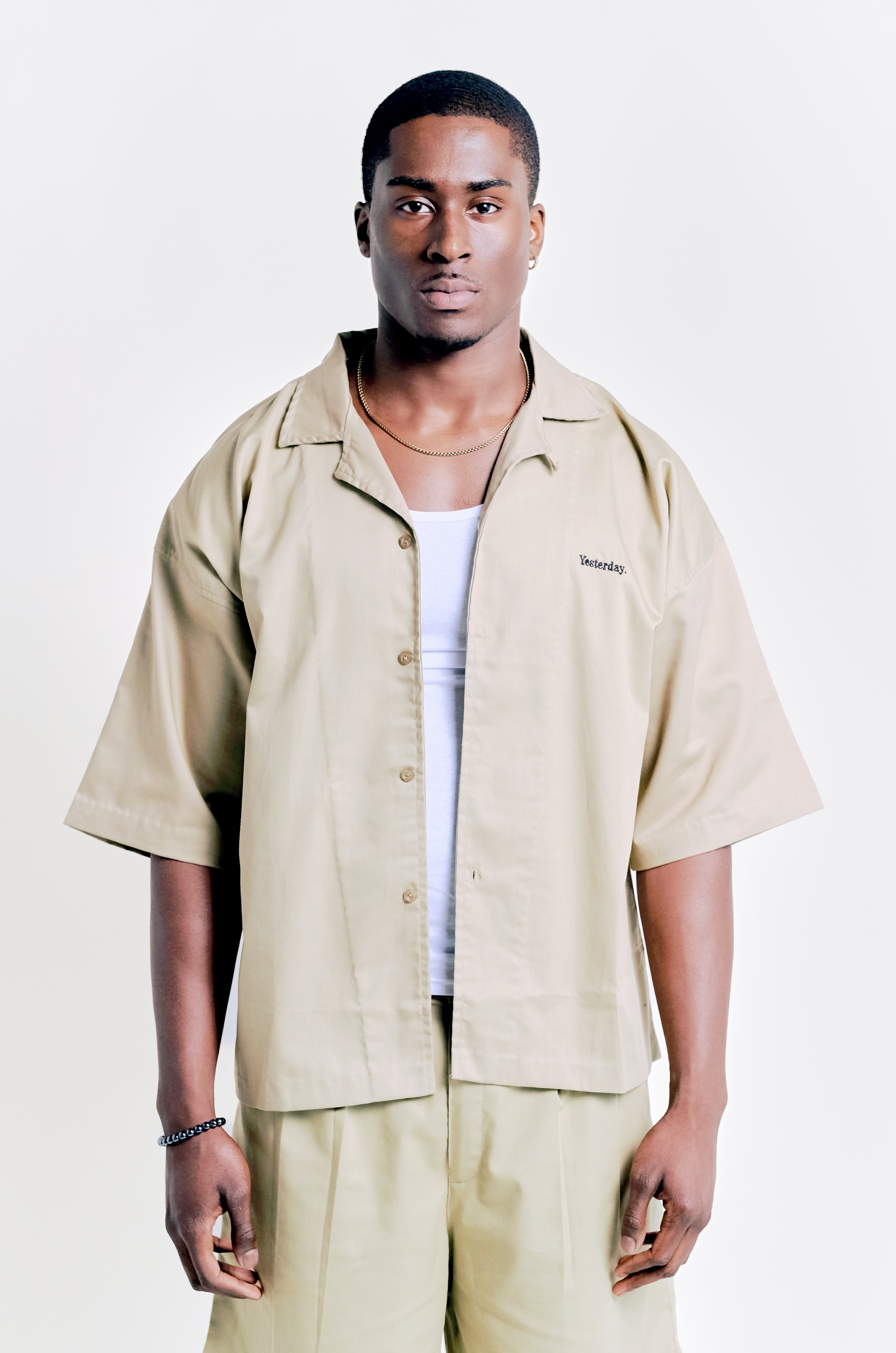 Compton Army Shirt - Beige