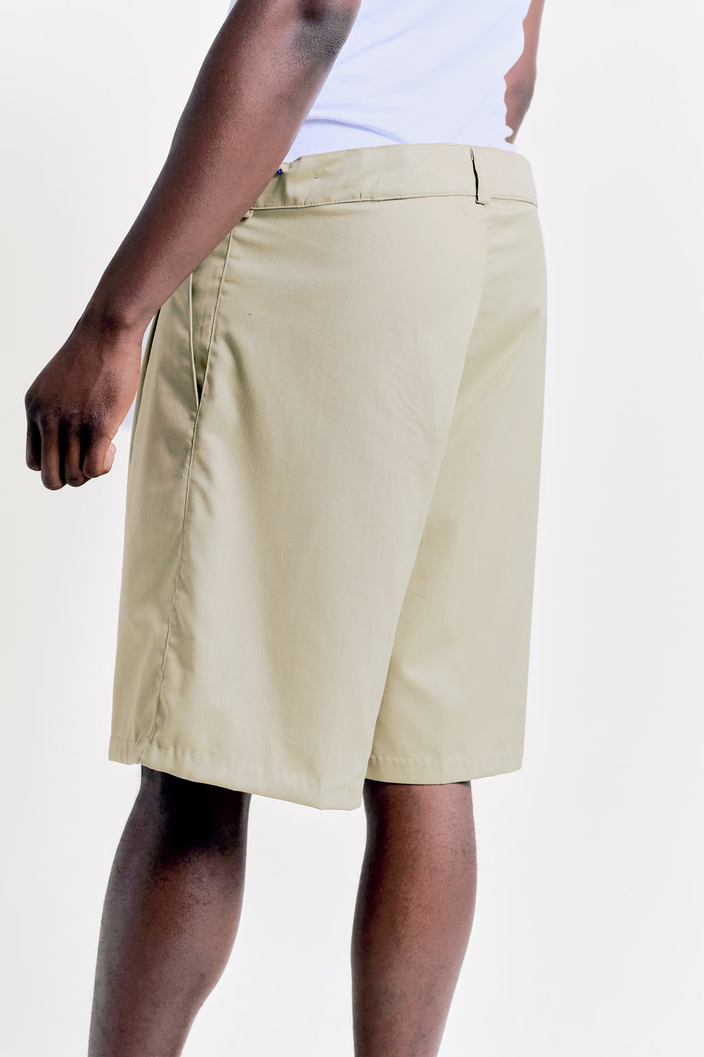 Staff Pleated Shorts - Beige