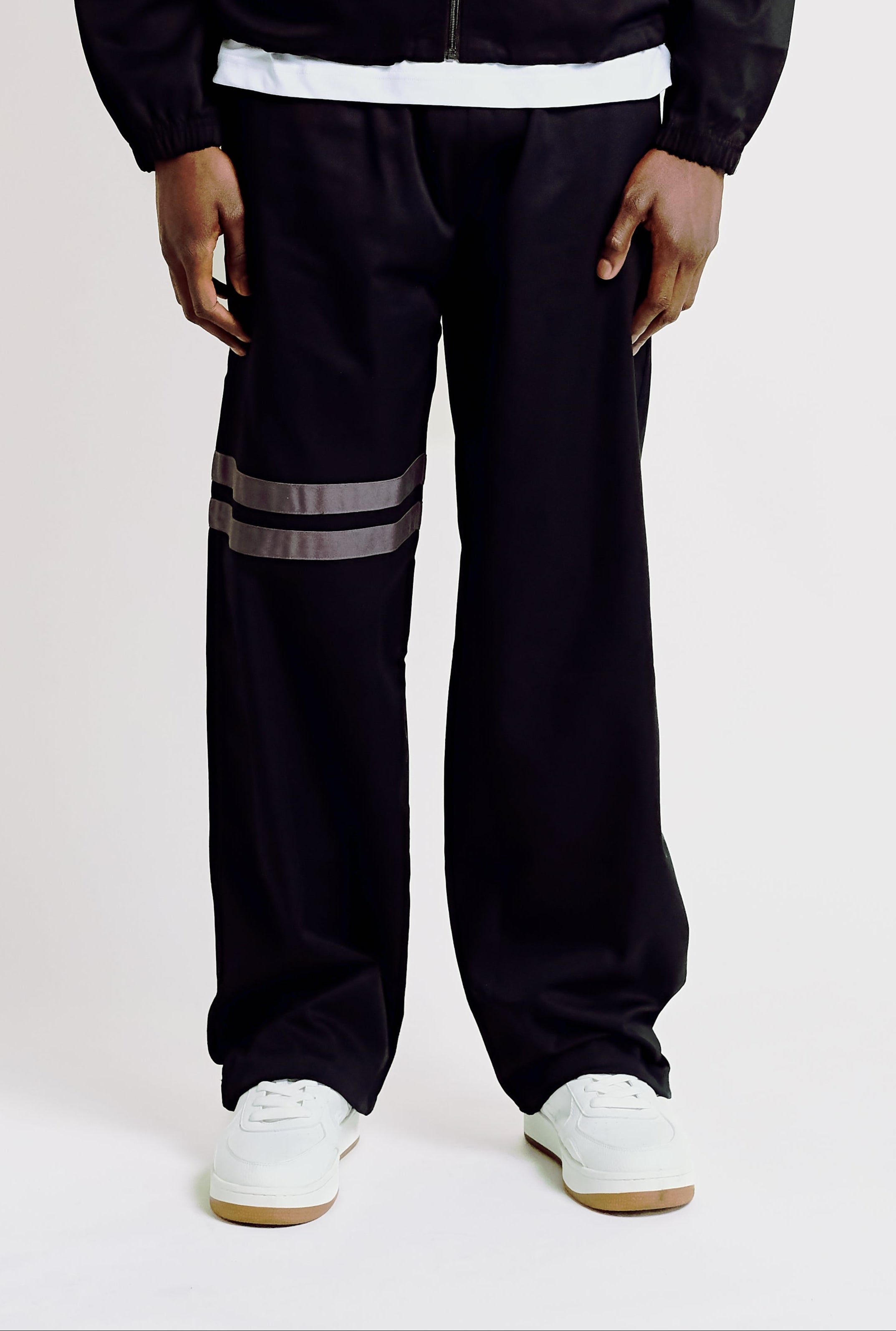 Two Strikes Track Pants - Black